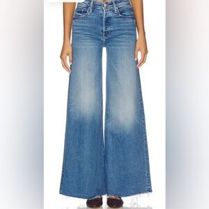 MOTHER Tomcat Roller Fray Jeans Groovy Kind of Love Wide Leg